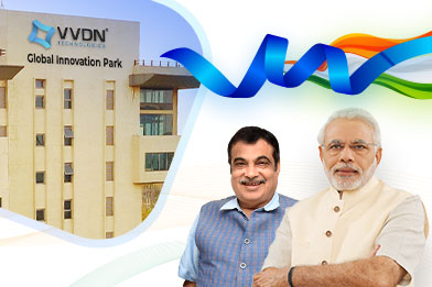 Nitin Gadkari inaugurates VVDN’s Global Innovation Park (GIP); PM Narendra Modi sent his best wishes!