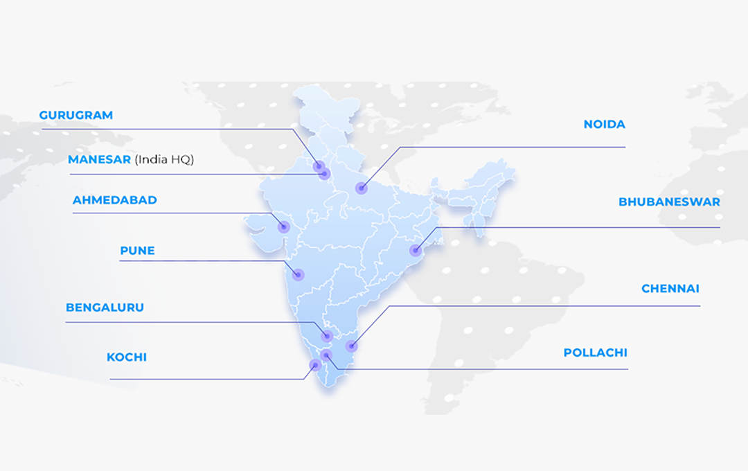 VVDN-Contact-us Global Footprint